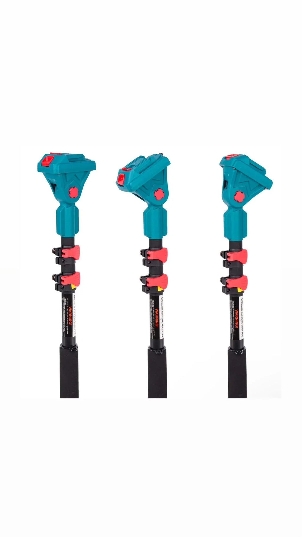 Σετ 3 σε 1 Αλυσοπρίονο με λίπανση– Ψαλίδι επαναφορτιζόμενο με τηλεσκοπικό κοντάρι 2,6m & 3 μπαταρίες 48V