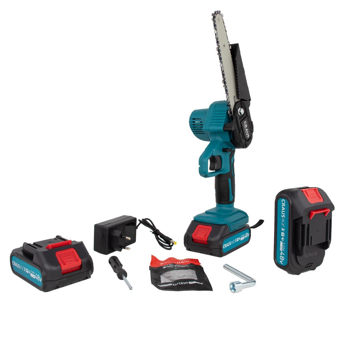 Αλυσοπρίονο Χειρός germany  48v 2 μπαταρίες 5ah