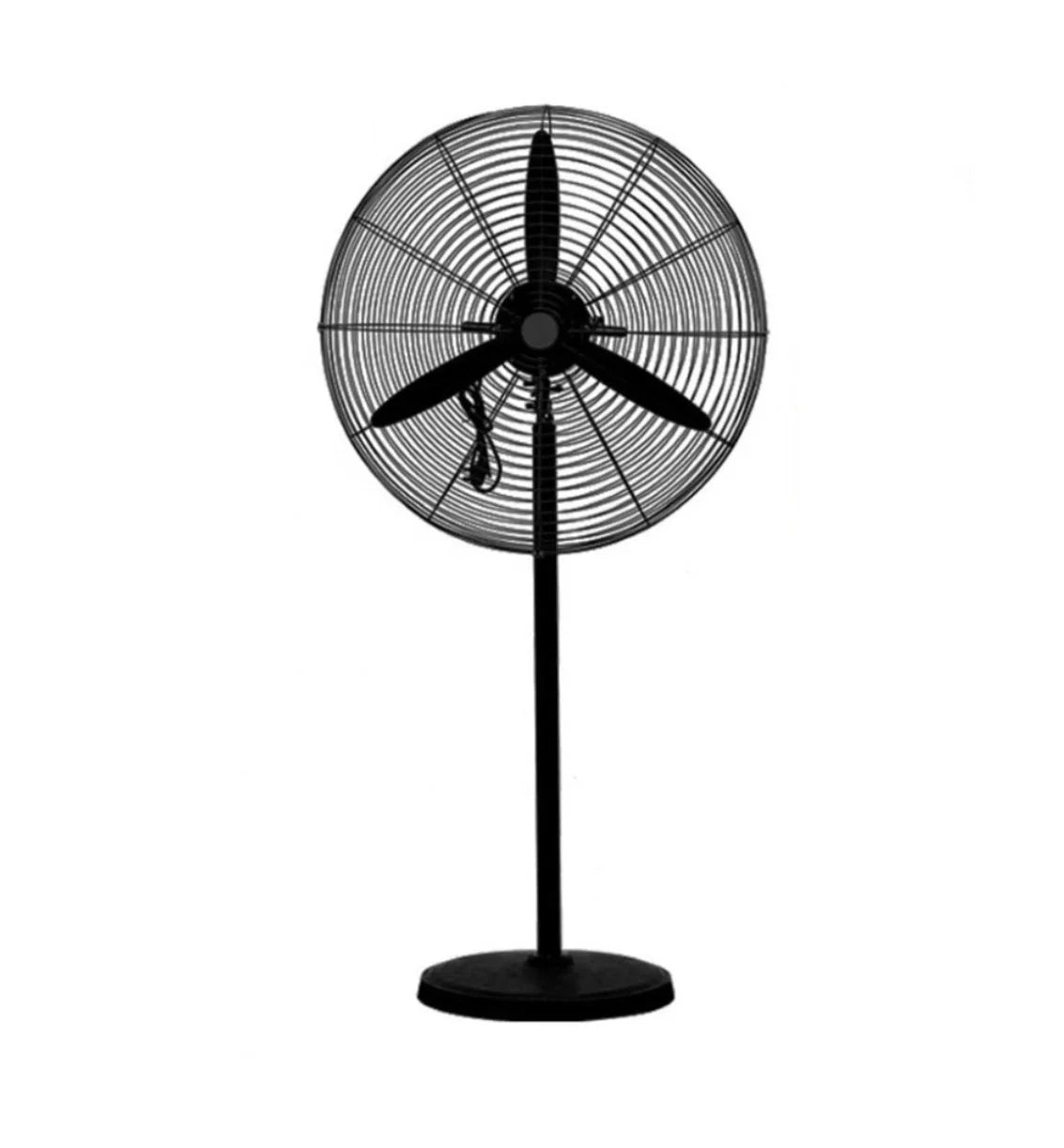 Επαγγελματικός Ανεμιστήρας Ορθοστάτης 380W 75εκ Crown Swiss Μαύρος