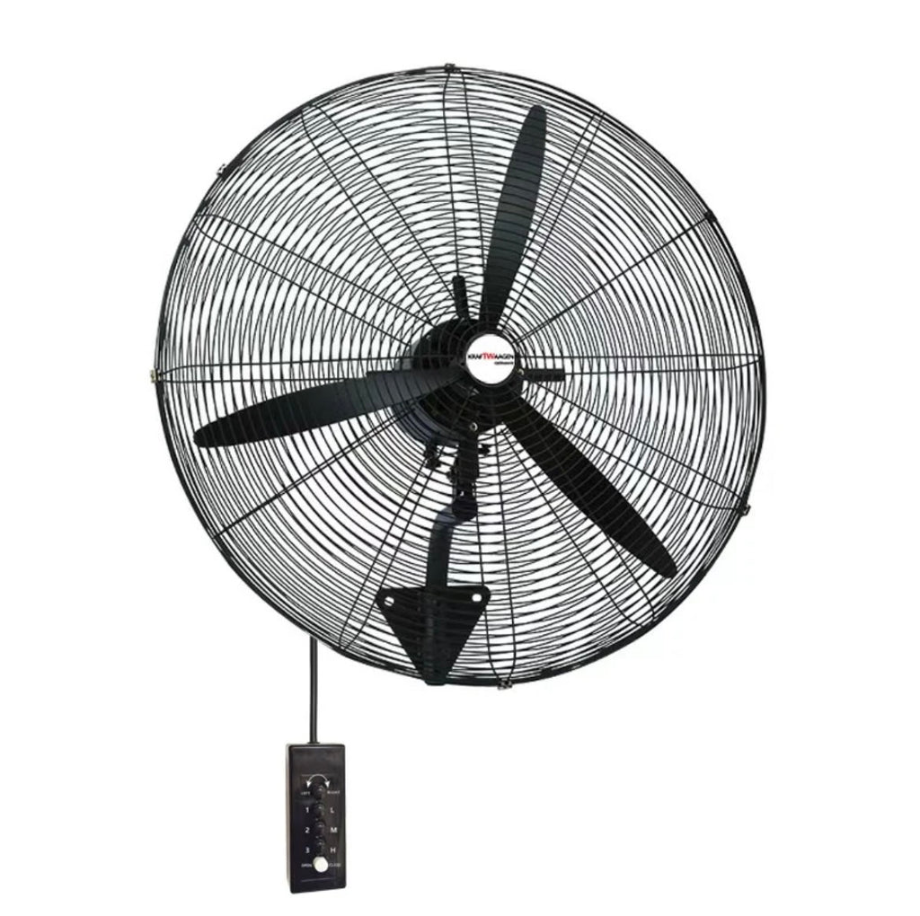 1+1 Ανεμιστήρες Τοίχου 30" Κινητήρας 900mm Υψηλής Ισχύος 380W KraftWaagen Germany